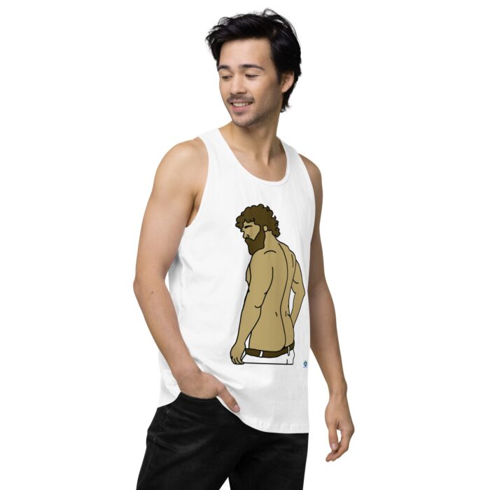 Men’s premium tank top - Curly Hair and All that Ass - Image 63