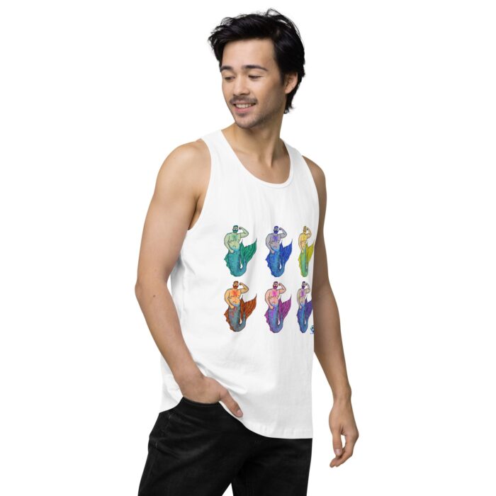 Men’s premium tank top - MerCub Multi - Image 63