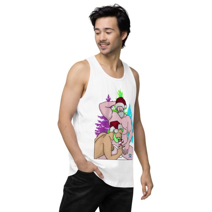 Men’s premium tank top - Peppermint Stick - Image 63