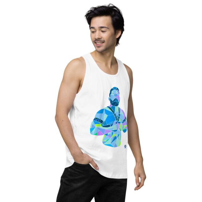 Men’s premium tank top - Shattered - Image 63