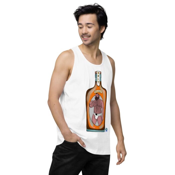 Men’s premium tank top - Two Fingers - Image 63