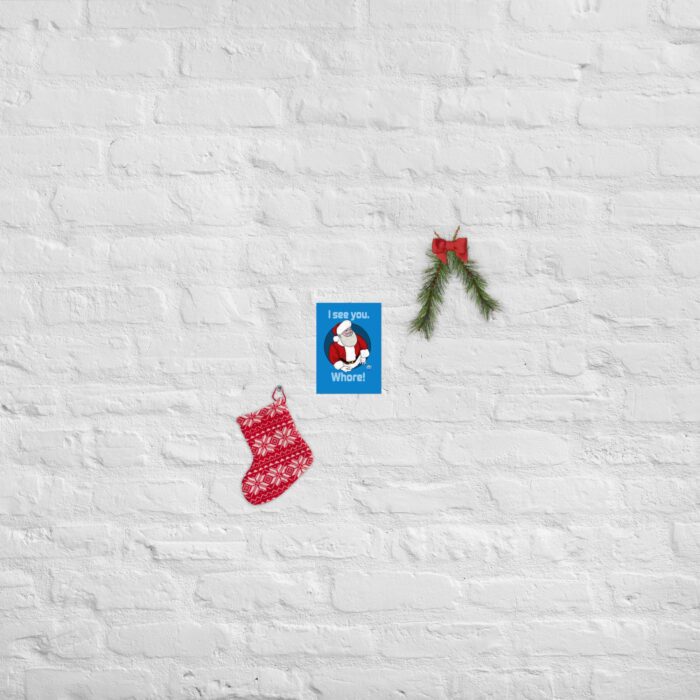 Photo paper poster - Santa Sees You - Image 2