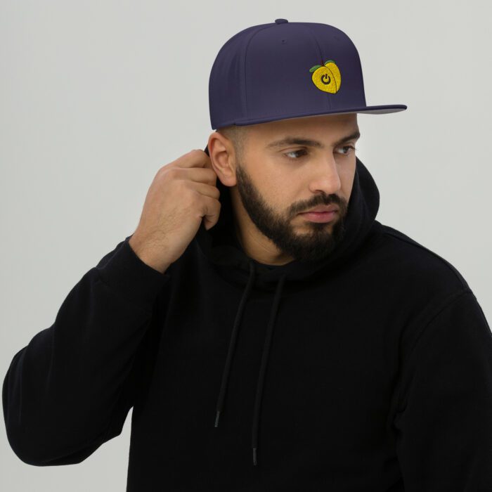 Snapback Hat - Power Bottom / Peach - Image 9