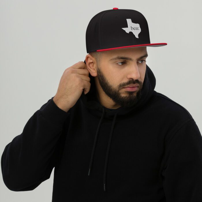 Snapback Hat  - Texas Bear - Image 3