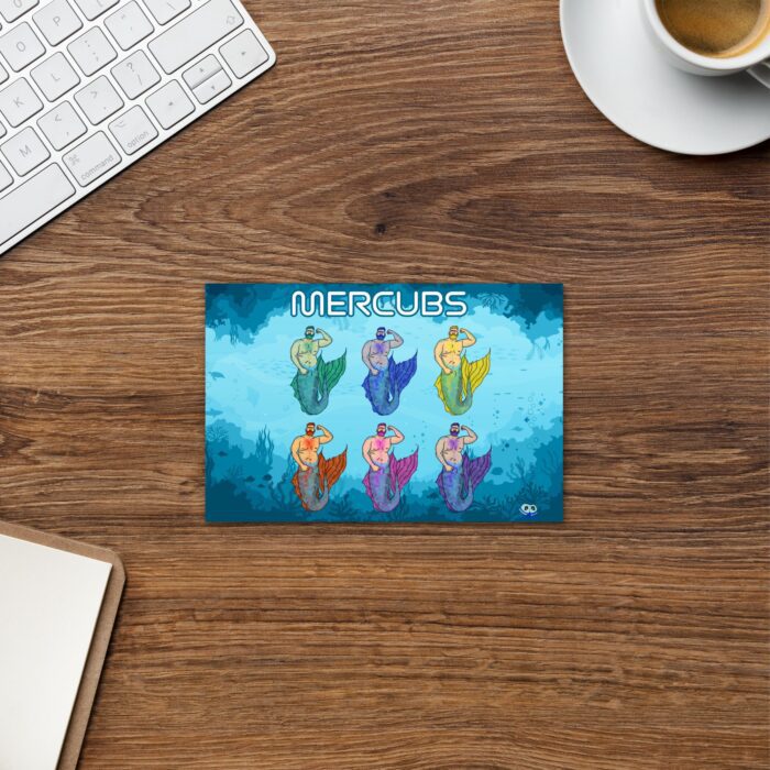 Fine Art Postcard - Mercubs (Multi-Color)