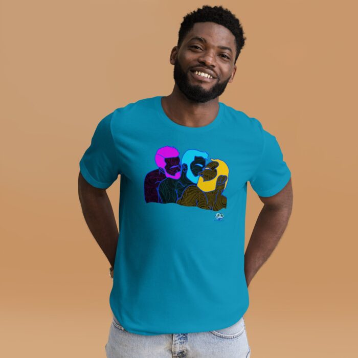 Short Sleeve Tee - Throuple Pop Art - Image 20