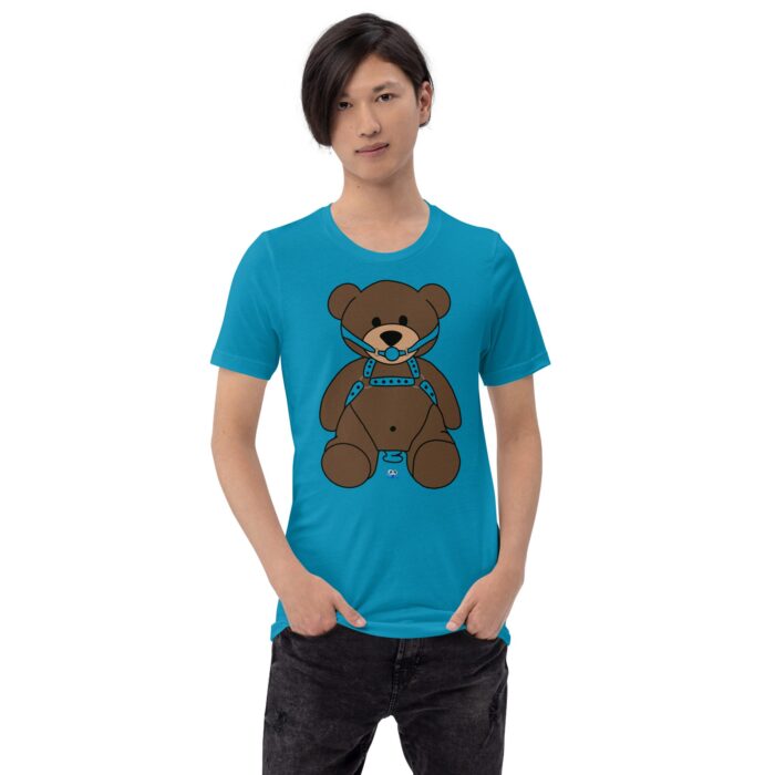 Short Sleeve Tee - Gagged Teddy Bear (Butt Plug) - Image 32