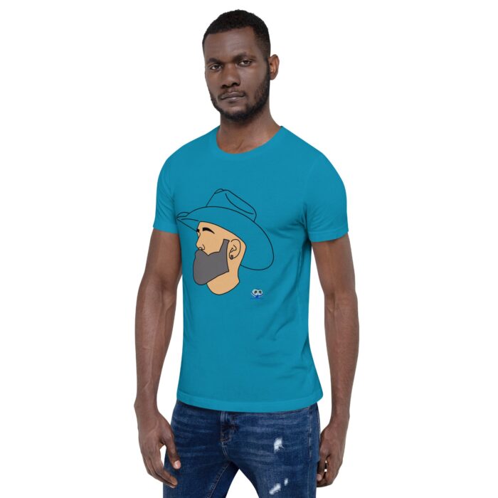 Short Sleeve Tee - Bearded Cowboy - Image 38