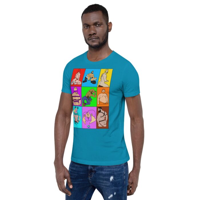 Short Sleeve Tee - Color Block Dudes - Image 38