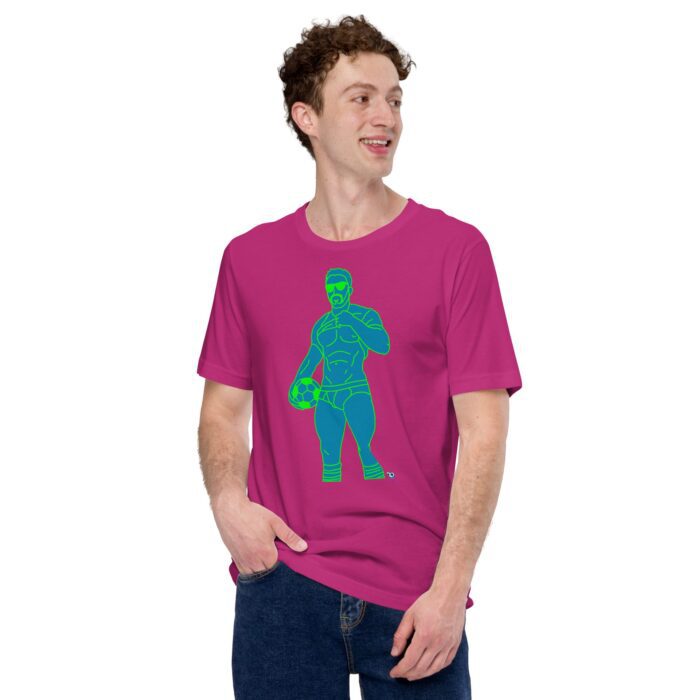 Short Sleeve Tee - Pop Art Soccer Player - Image 18