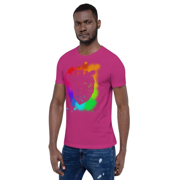 Short Sleeve Tee - Bear Paint Rainbow - Image 32