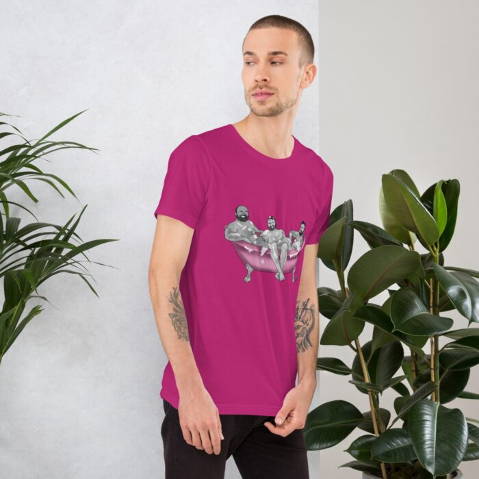 Short Sleeve Tee - 3 Bears in a Tub - Image 21