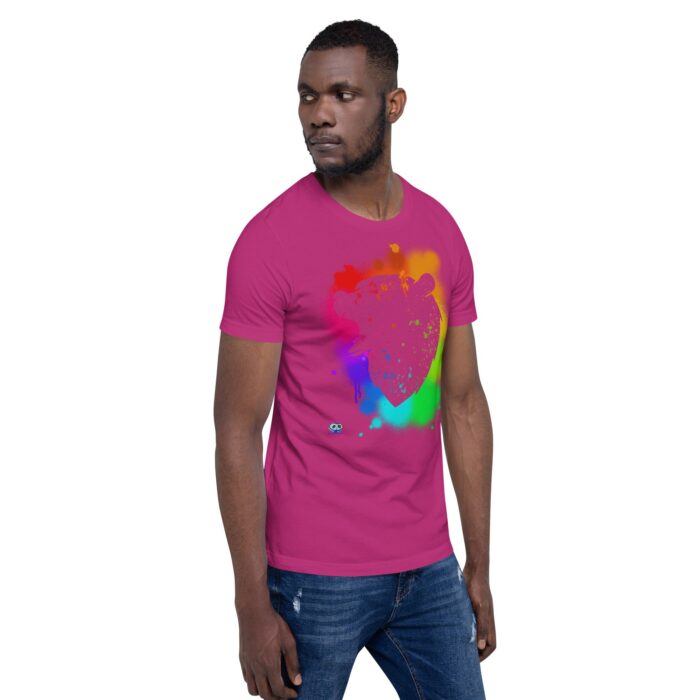 Short Sleeve Tee - Bear Paint Rainbow - Image 33