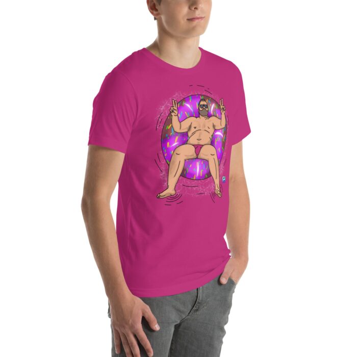Short Sleeve Tee - Peace, Love, and Doughnuts - Image 25