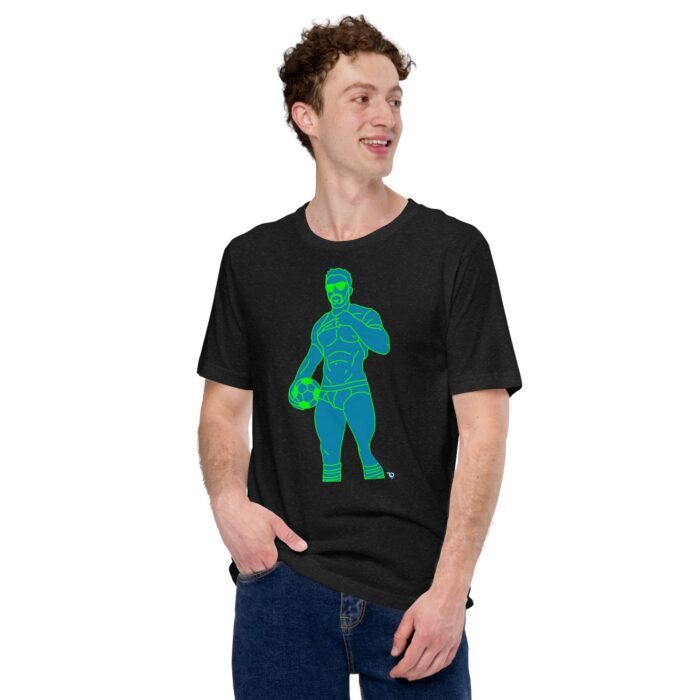 Short Sleeve Tee - Pop Art Soccer Player - Image 2