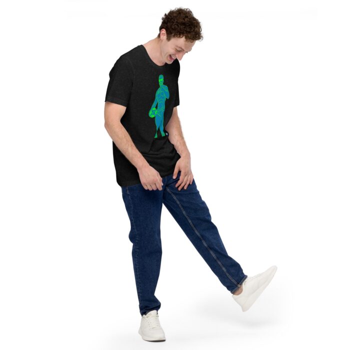 Short Sleeve Tee - Pop Art Soccer Player - Image 4