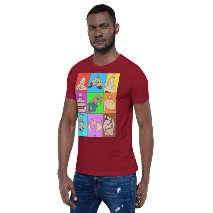 Short Sleeve Tee - Color Block Dudes - Image 8
