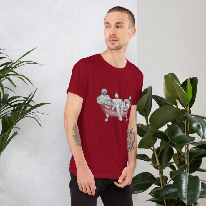 Short Sleeve Tee - 3 Bears in a Tub - Image 5