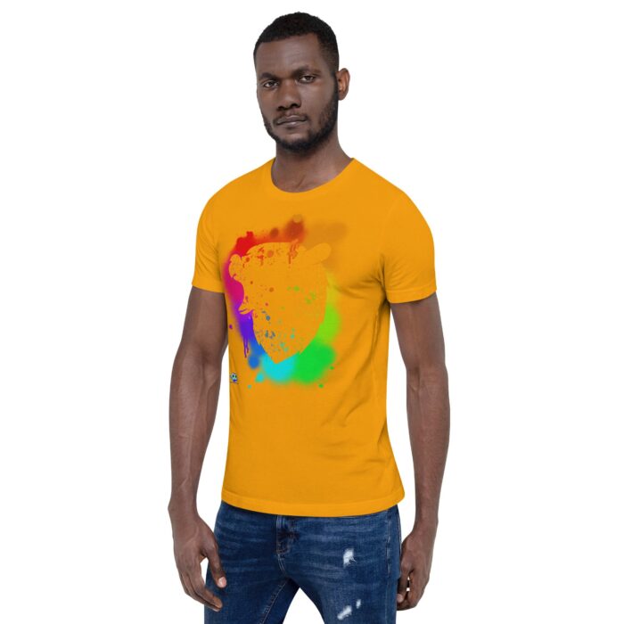 Short Sleeve Tee - Bear Paint Rainbow - Image 74