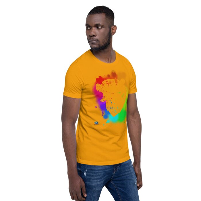 Short Sleeve Tee - Bear Paint Rainbow - Image 75
