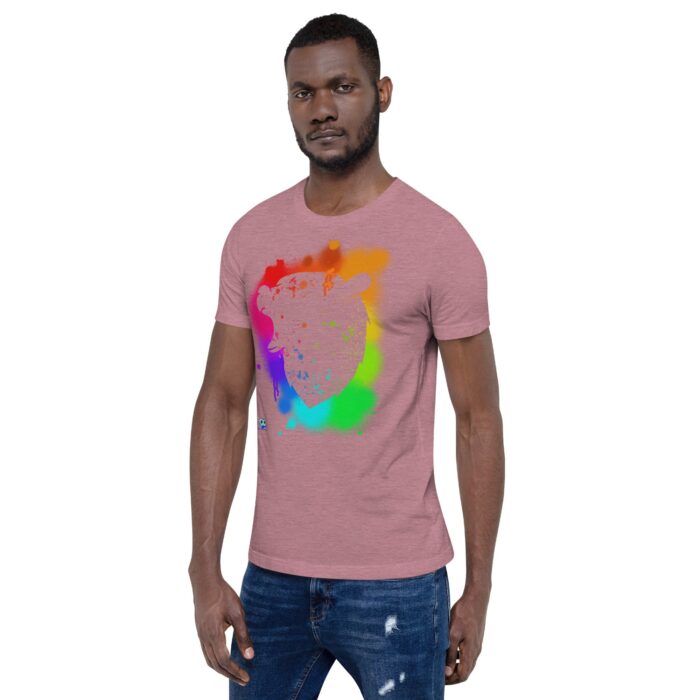 Short Sleeve Tee - Bear Paint Rainbow - Image 68