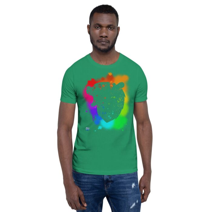 Short Sleeve Tee - Bear Paint Rainbow - Image 49