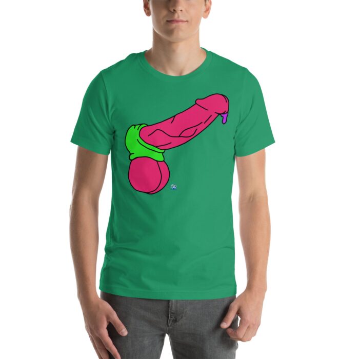 Short Sleeve Tee - Pop Art Cock and Ball Stretcher - Image 44