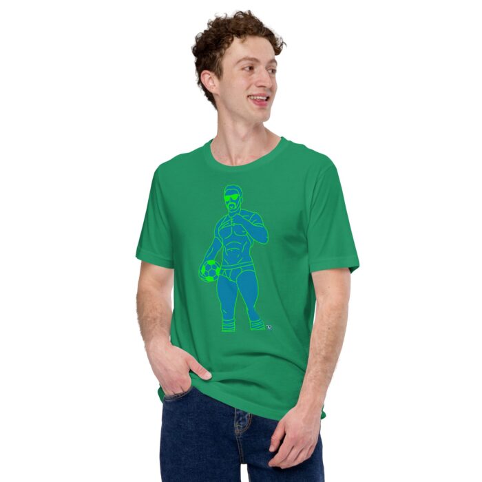 Short Sleeve Tee - Pop Art Soccer Player - Image 30