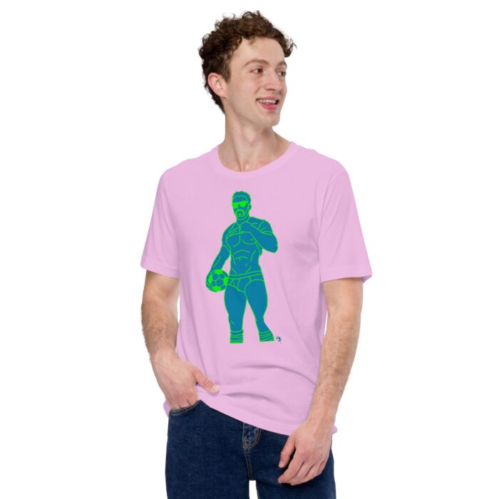 Short Sleeve Tee - Pop Art Soccer Player - Image 45