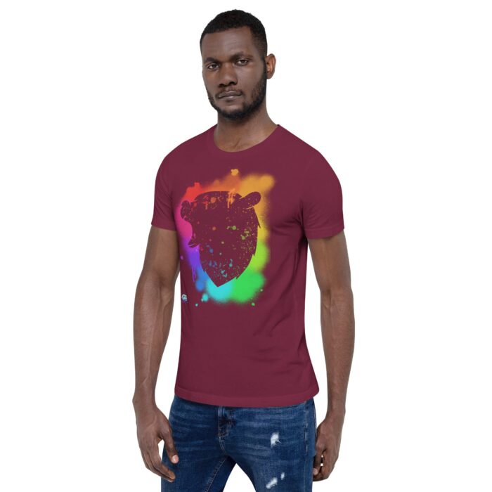 Short Sleeve Tee - Bear Paint Rainbow - Image 14