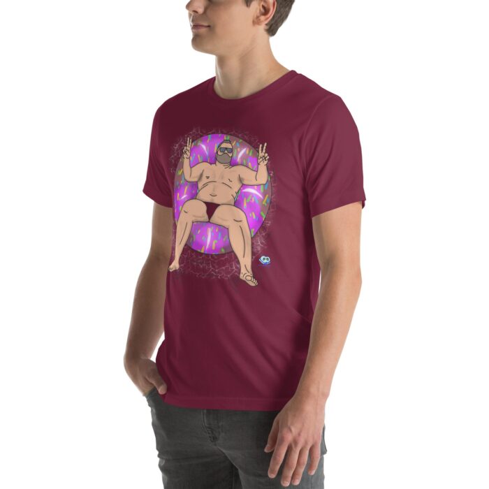 Short Sleeve Tee - Peace, Love, and Doughnuts - Image 5