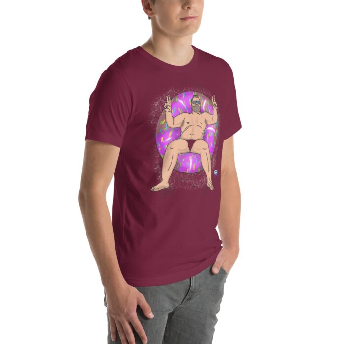 Short Sleeve Tee - Peace, Love, and Doughnuts - Image 7