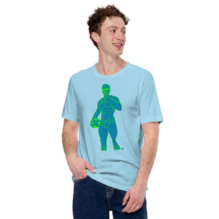 Short Sleeve Tee - Pop Art Soccer Player - Image 49