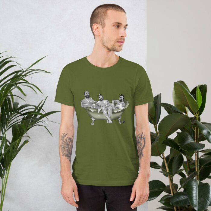 Short Sleeve Tee - 3 Bears in a Tub - Image 22