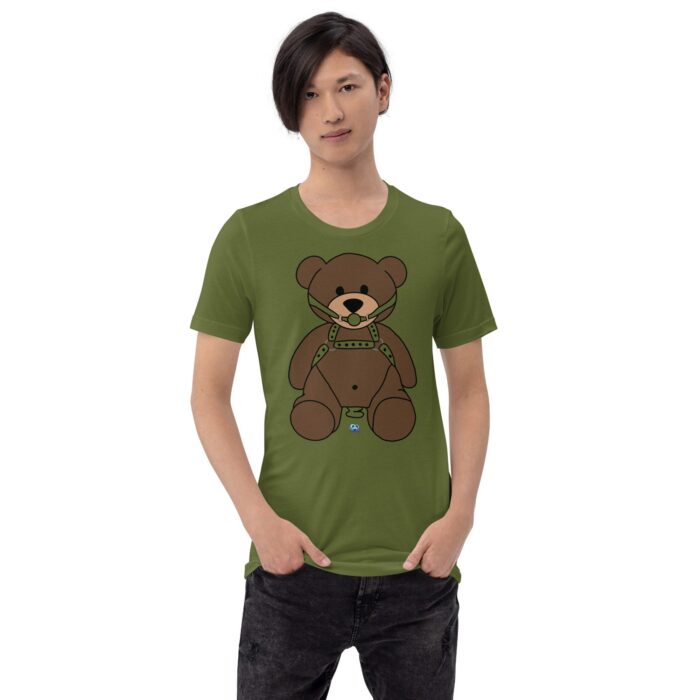 Short Sleeve Tee - Gagged Teddy Bear (Butt Plug) - Image 26
