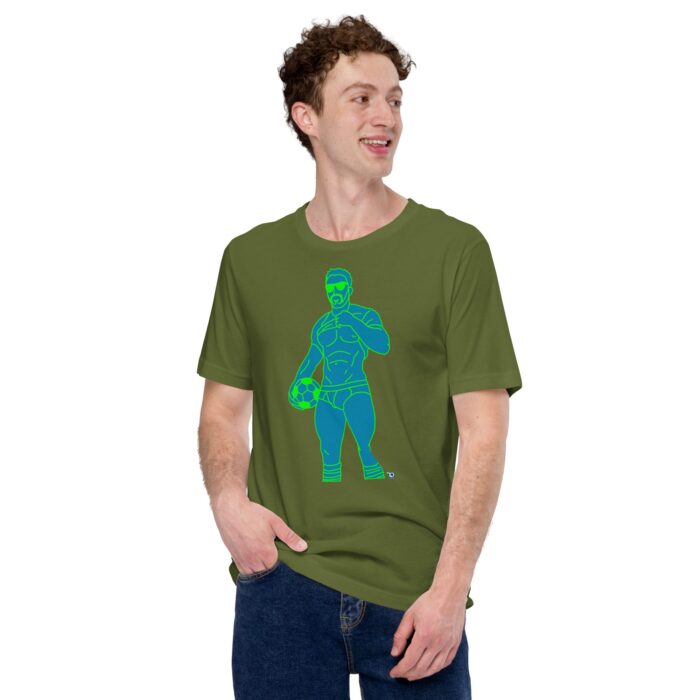 Short Sleeve Tee - Pop Art Soccer Player - Image 22