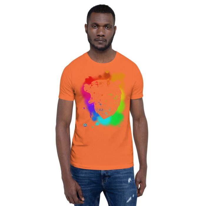Short Sleeve Tee - Bear Paint Rainbow - Image 61