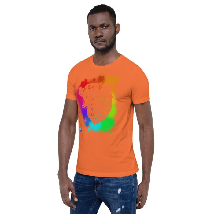 Short Sleeve Tee - Bear Paint Rainbow - Image 62