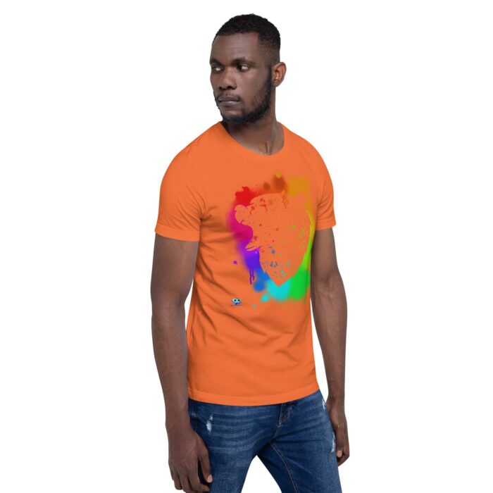 Short Sleeve Tee - Bear Paint Rainbow - Image 63