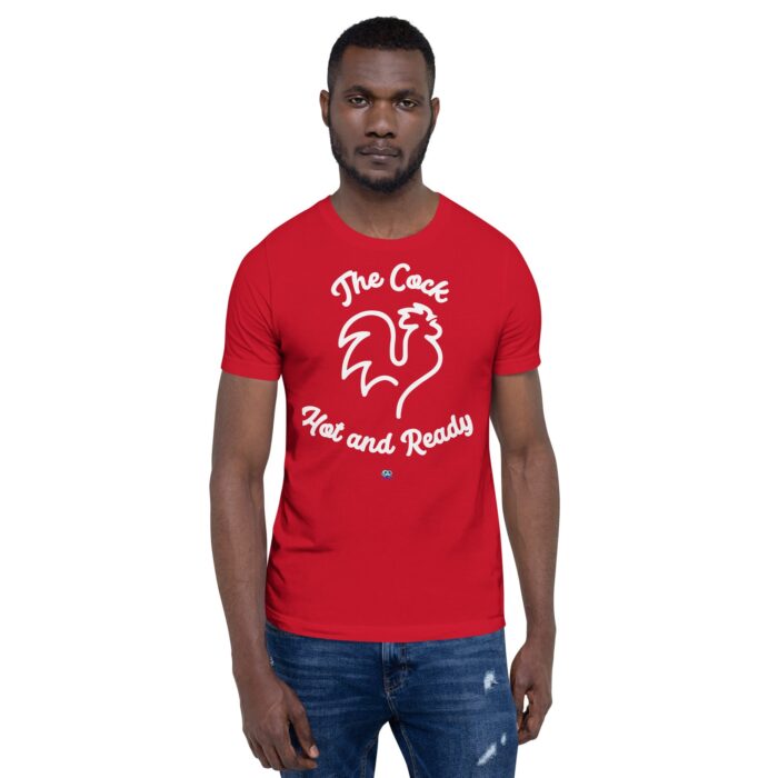 Short Sleeve Tee - The Cock Hot and Ready - Image 13