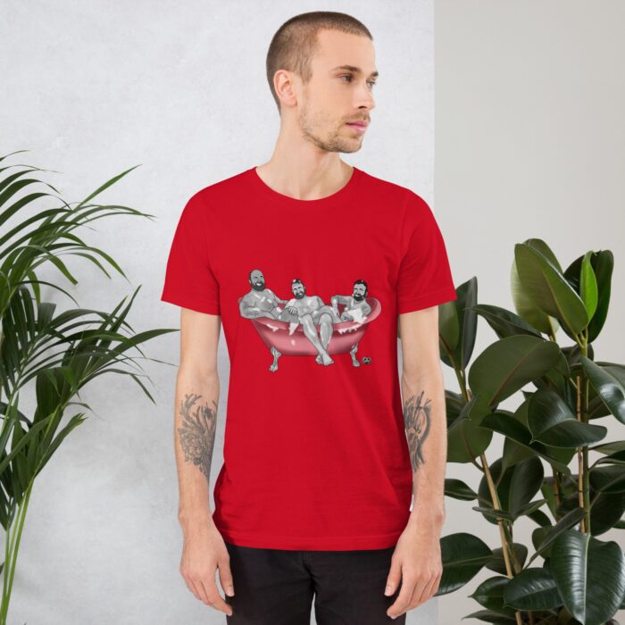 Short Sleeve Tee - 3 Bears in a Tub - Image 10