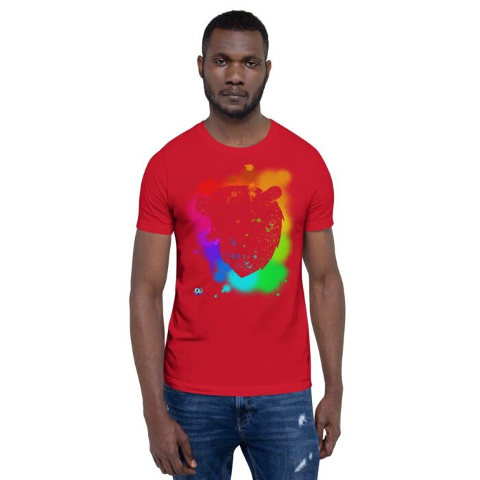 Short Sleeve Tee - Bear Paint Rainbow - Image 19