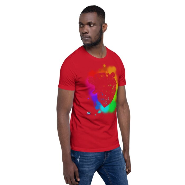 Short Sleeve Tee - Bear Paint Rainbow - Image 21