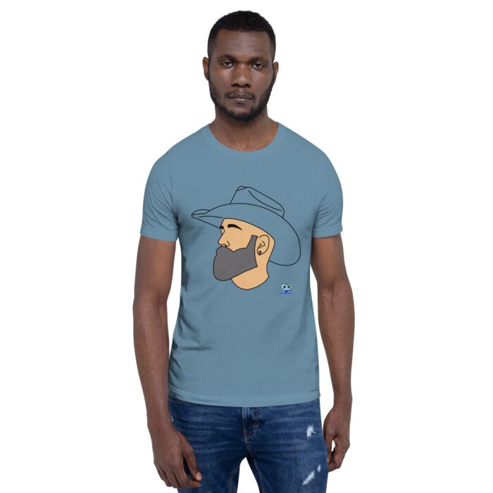 Short Sleeve Tee - Bearded Cowboy - Image 49