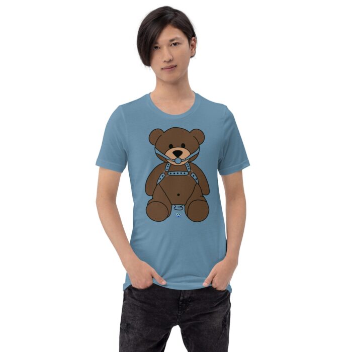 Short Sleeve Tee - Gagged Teddy Bear (Butt Plug) - Image 44