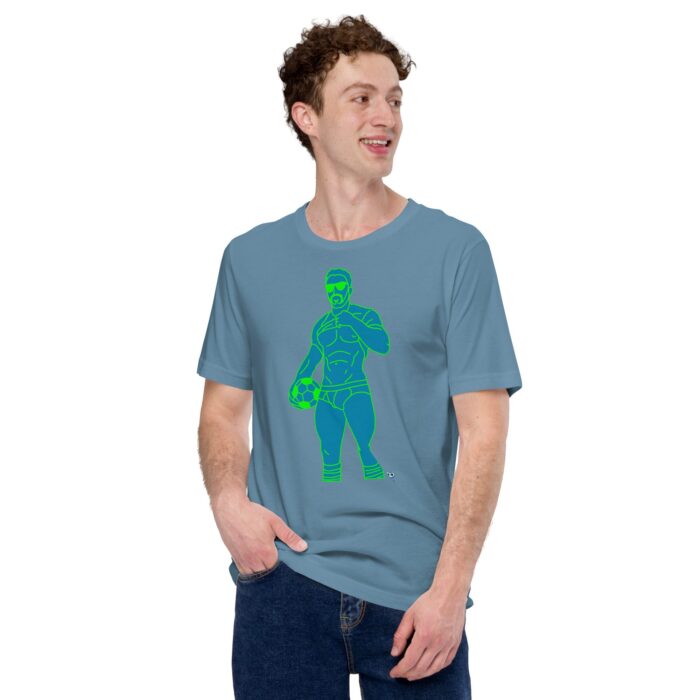 Short Sleeve Tee - Pop Art Soccer Player - Image 34