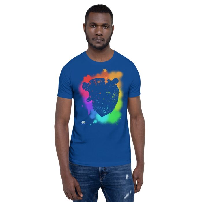 Short Sleeve Tee - Bear Paint Rainbow - Image 25