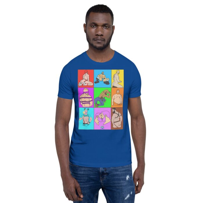 Short Sleeve Tee - Color Block Dudes - Image 25