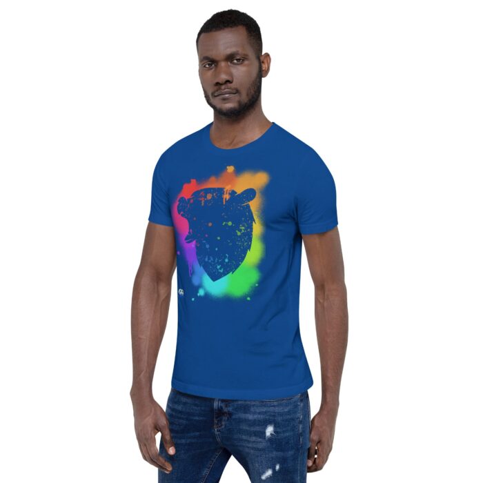 Short Sleeve Tee - Bear Paint Rainbow - Image 26