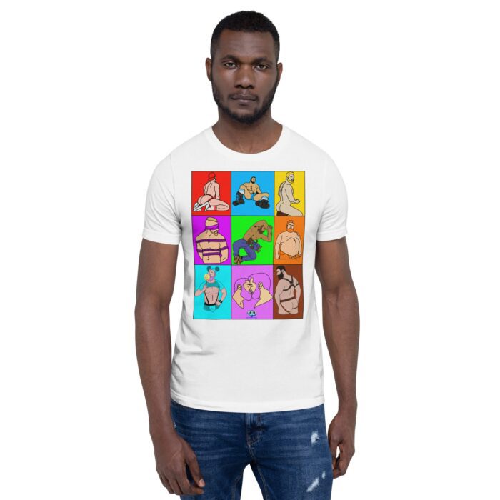 Short Sleeve Tee - Color Block Dudes - Image 79